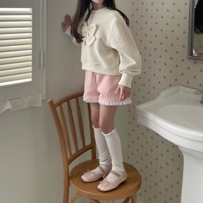 Big ribbon sweatshirt [S,M]