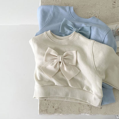 Big ribbon sweatshirt [S,M]