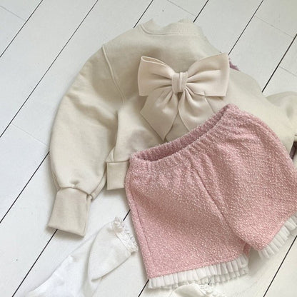 Big ribbon sweatshirt [S,M]