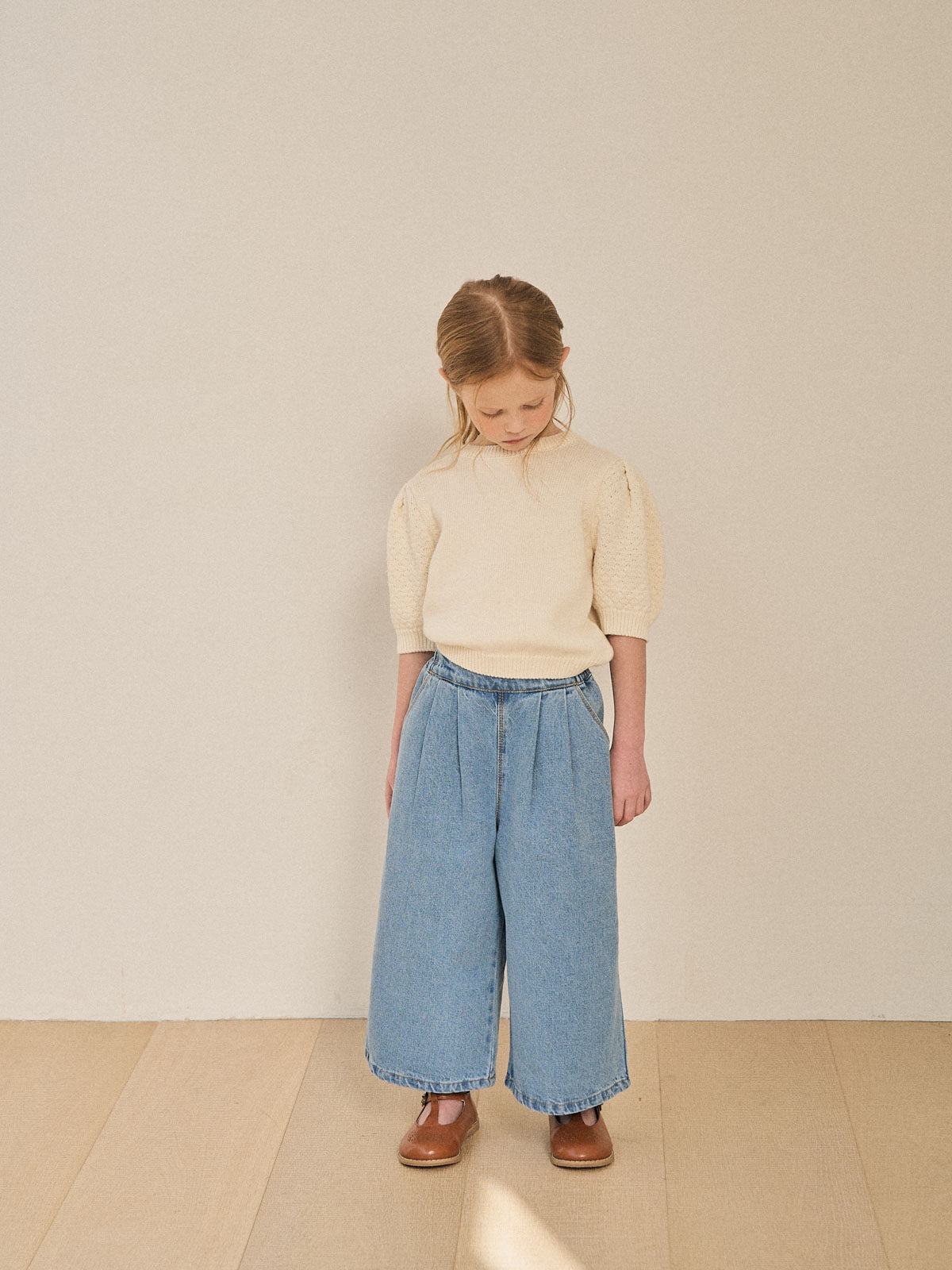 Puff knit top [S]
