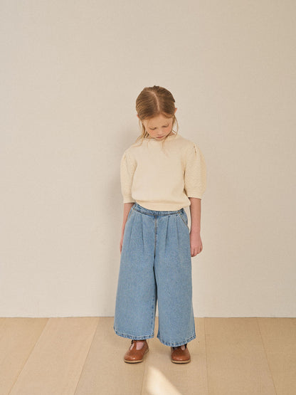 Puff knit top [S]