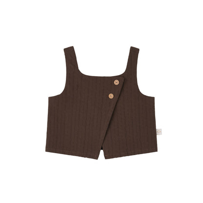 [PRE-ORDER] Summer leaf top - brown