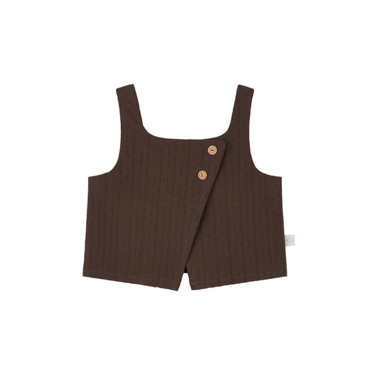 [PRE-ORDER] Summer leaf top - brown