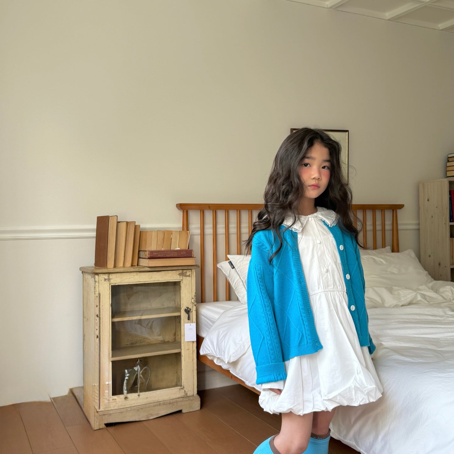 Pretty pumpkin dress [Blue XL]