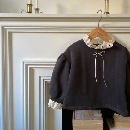 Olivia lace sweatshirt [M]