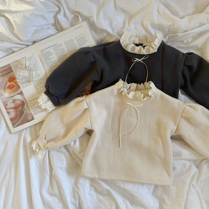 Olivia lace sweatshirt [M]
