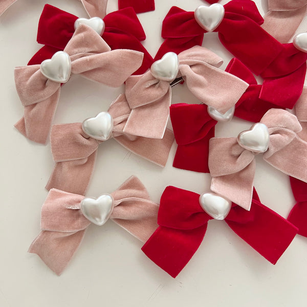 [PRE-ORDER] Pearl ribbon hair clip