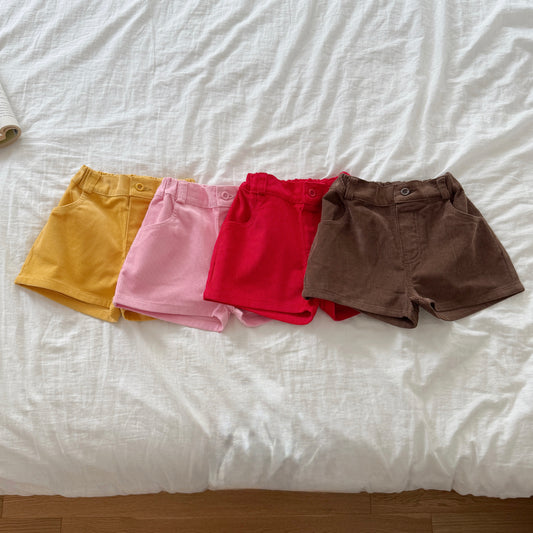 [PRE-ORDER] Peeka corduroy shorts