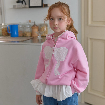 [PRE-ORDER] Ribbon hooded jacket