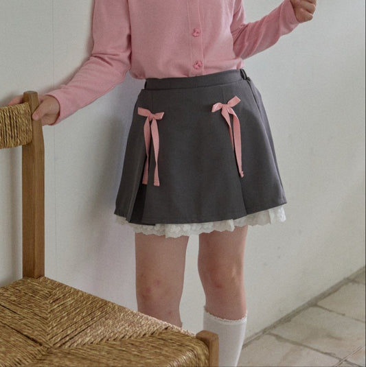 [PRE-ORDER] Ribbon pintuck skirt