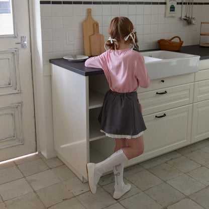 [PRE-ORDER] Ribbon pintuck skirt