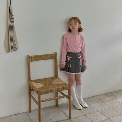 [PRE-ORDER] Ribbon pintuck skirt