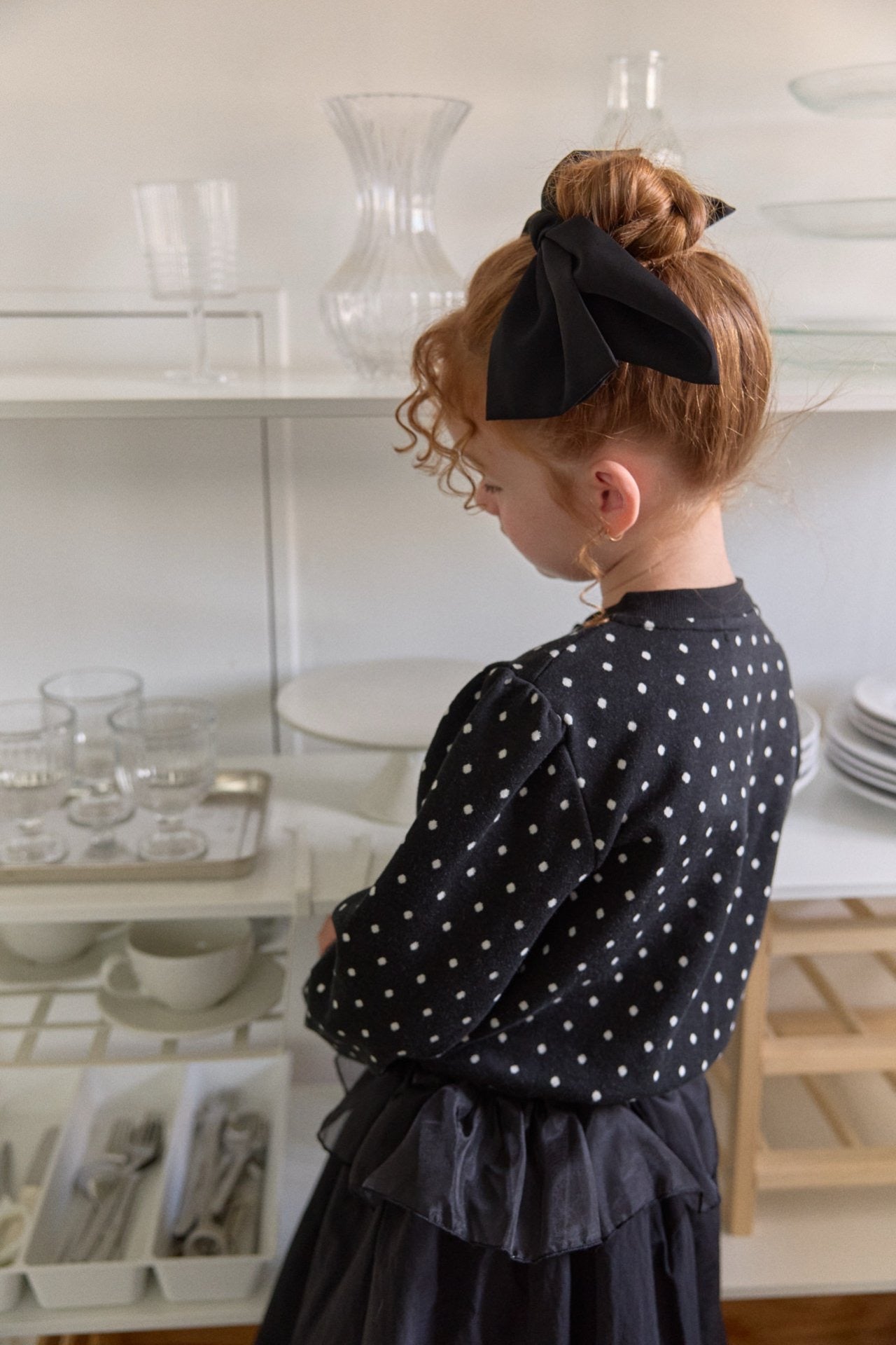 [PRE-ORDER] Dots lace cardigan