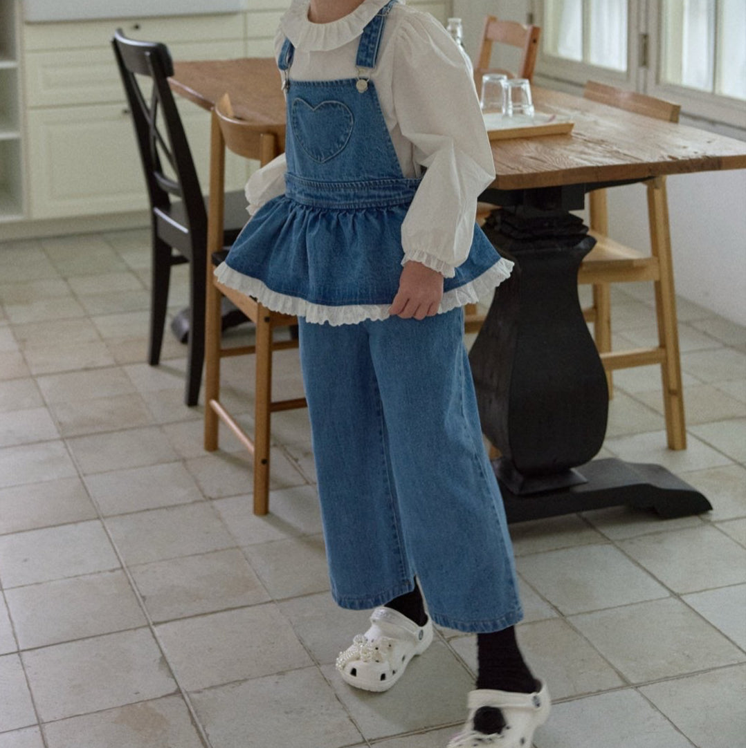[PRE-ORDER] Heart pocket overalls