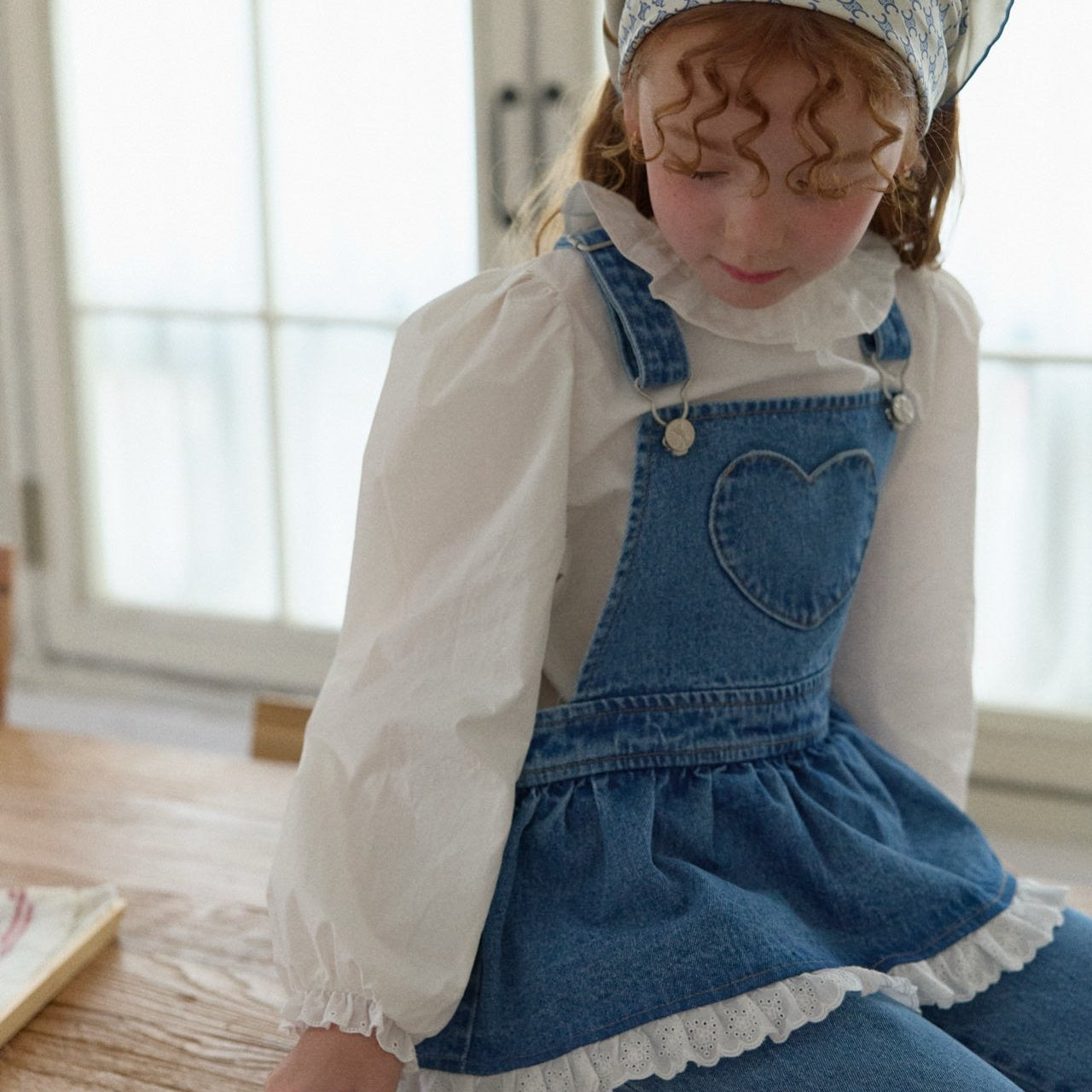[PRE-ORDER] Heart pocket overalls