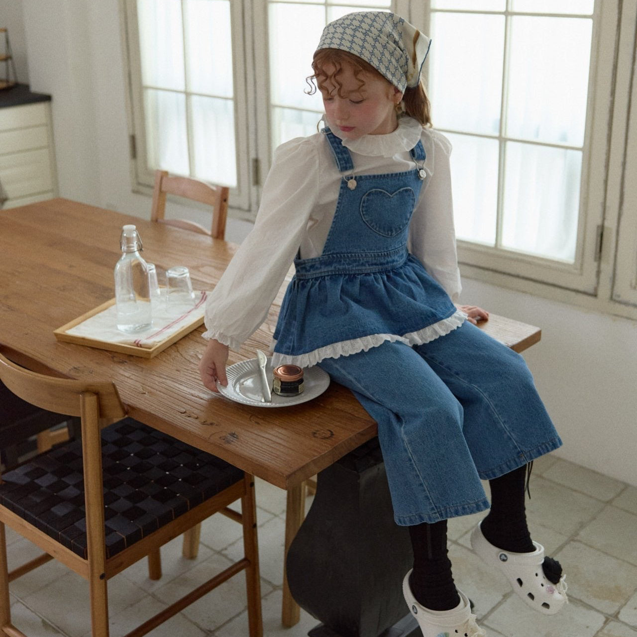 [PRE-ORDER] Heart pocket overalls