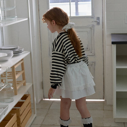 [PRE-ORDER] Striped ribbon sweatshirt