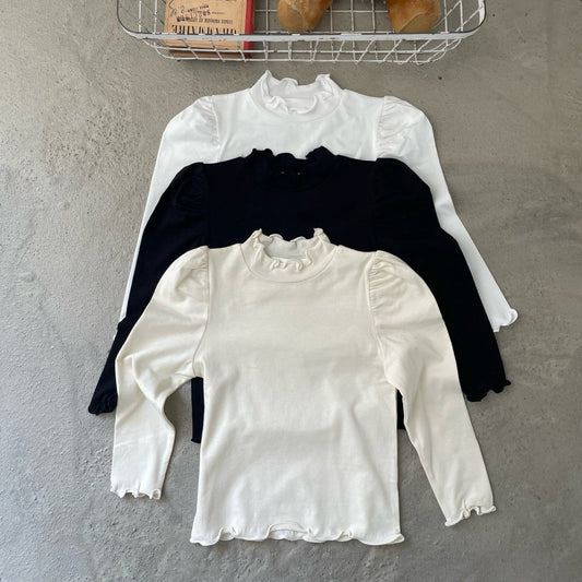 [PRE-ORDER] Stretch half turtle neck tee