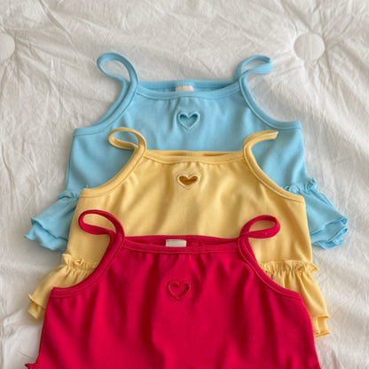 [PRE-ORDER] Joy Heart Punching Sleeveless Top