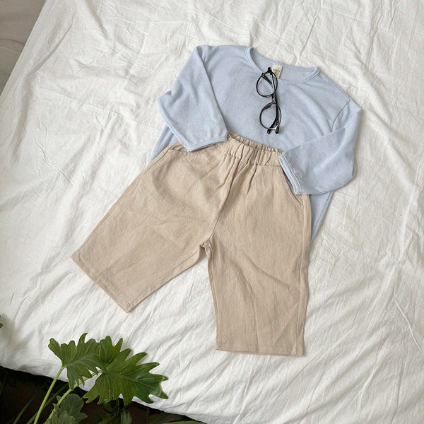 [PRE-ORDER] Plain linen t-shirt
