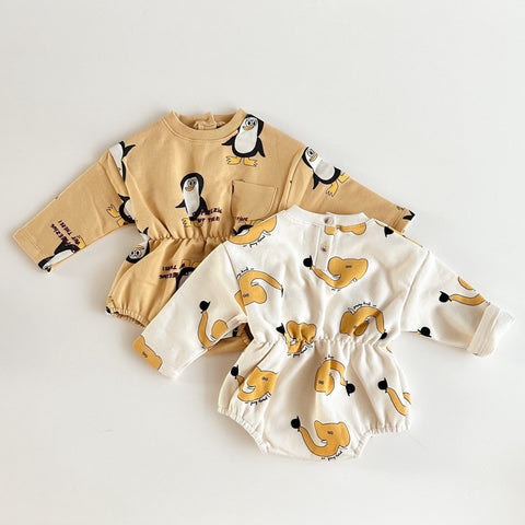 [PRE-ORDER] Animal banding romper