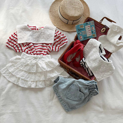 [PRE-ORDER] Heart denim shorts