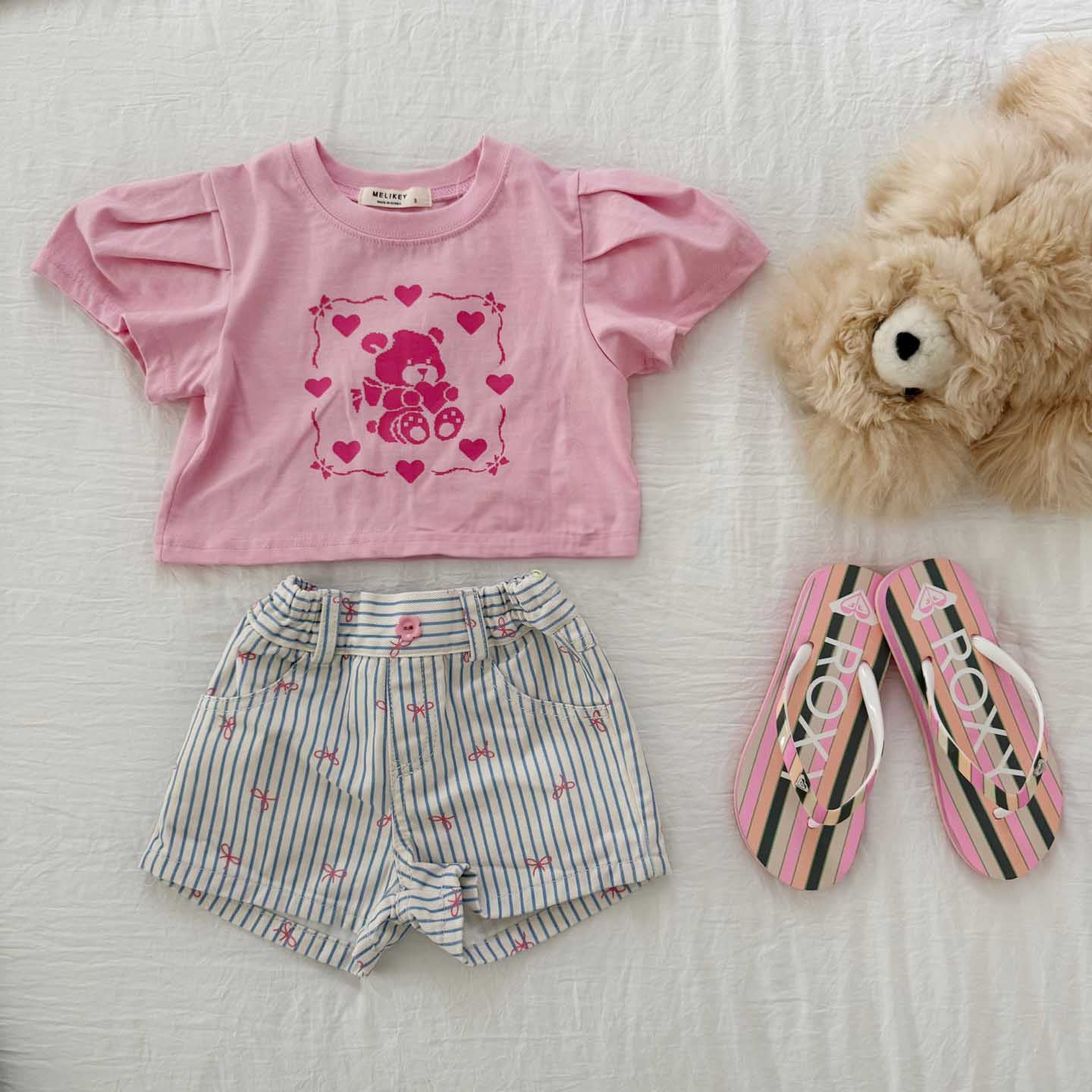 [PRE-ORDER] Striped ribbon shorts