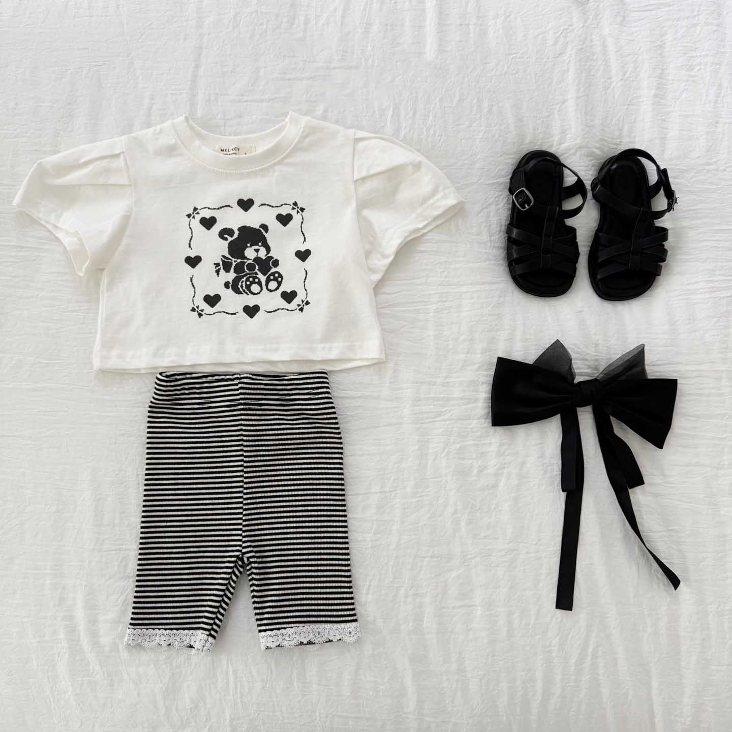[PRE-ORDER] Lace ribbed leggings