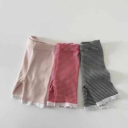 [PRE-ORDER] Lace ribbed leggings