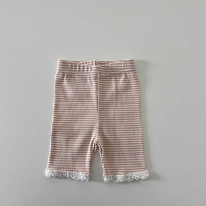 [PRE-ORDER] Lace ribbed leggings