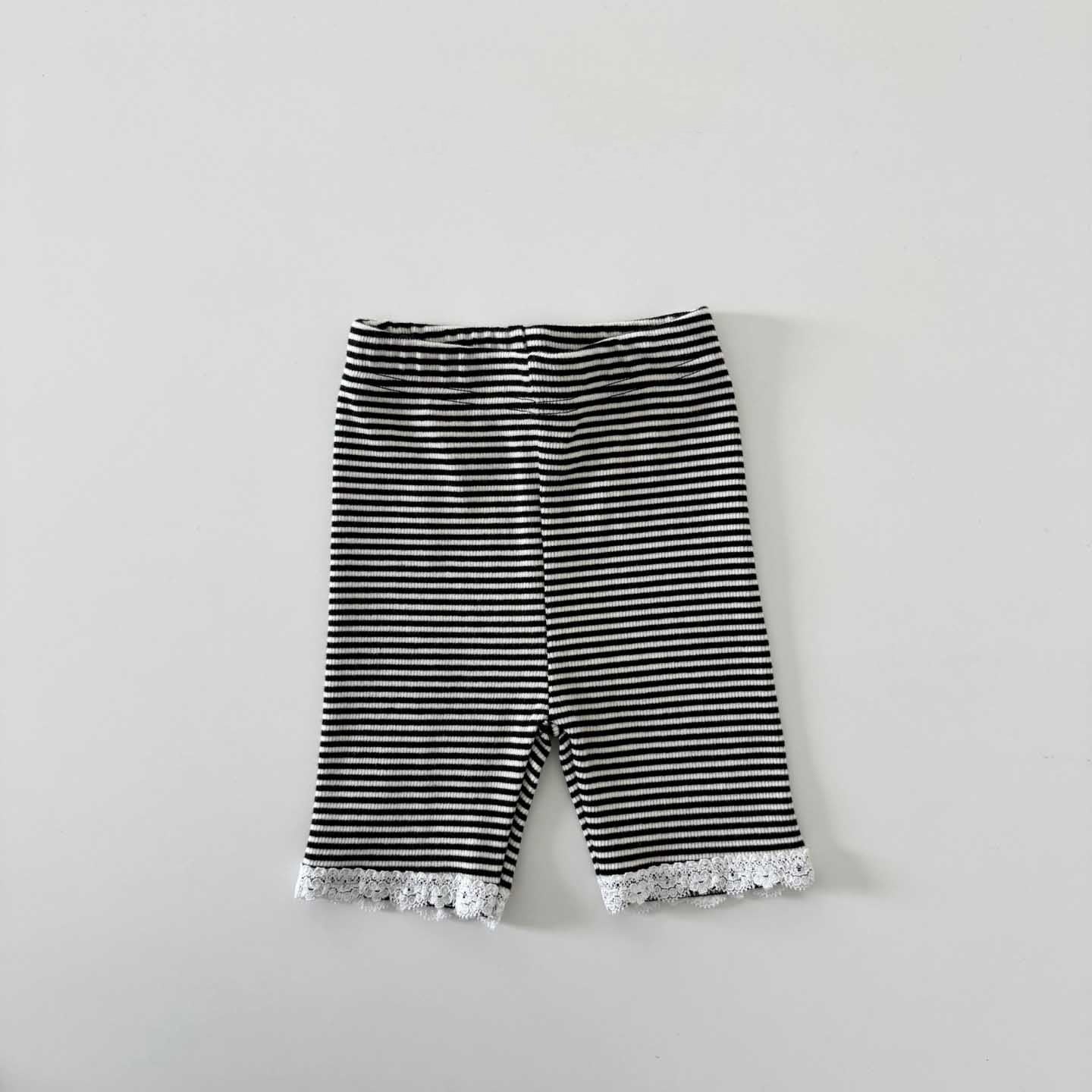 [PRE-ORDER] Lace ribbed leggings