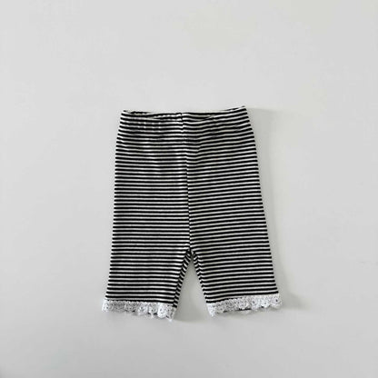 [PRE-ORDER] Lace ribbed leggings
