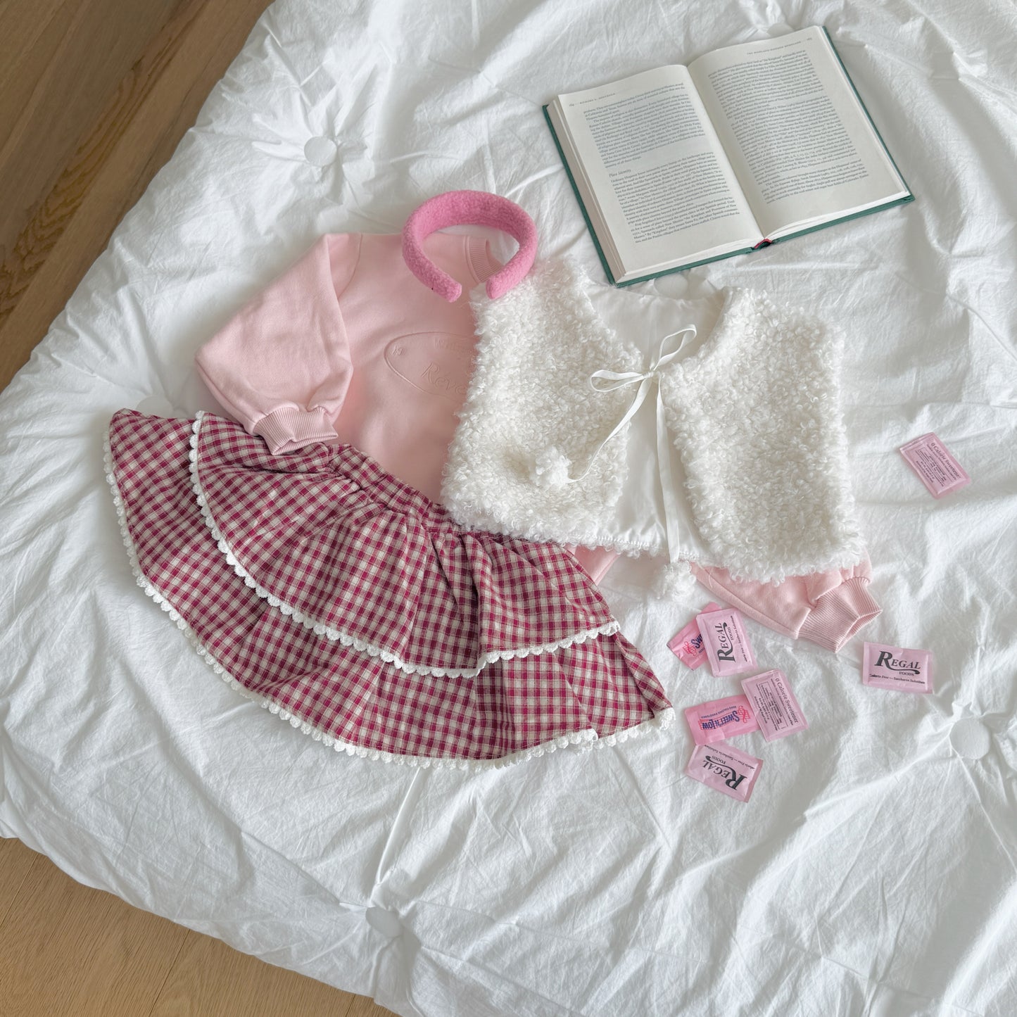 [PRE-ORDER] Cozy Check Skirt