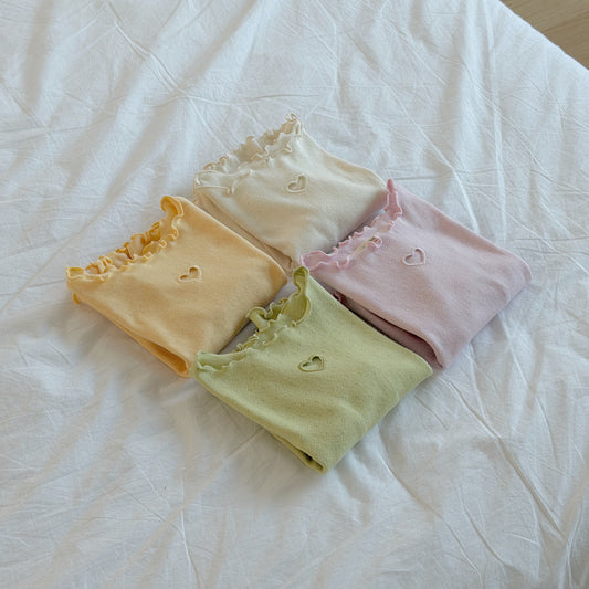 [PRE-ORDER] Heart Punching Eyelet Tee