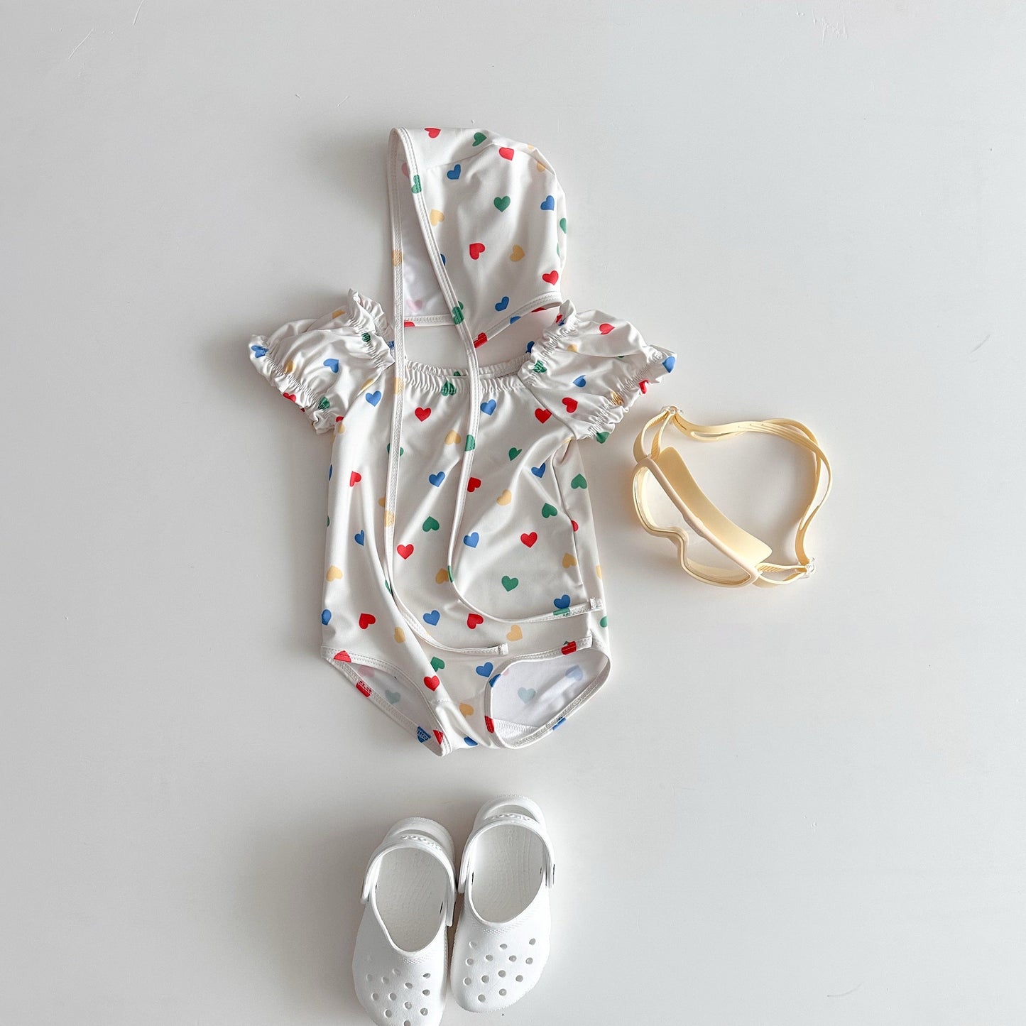 [PRE-ORDER] Cute Shirring Swimsuit Set