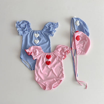 [PRE-ORDER] Heart Swimsuit Set