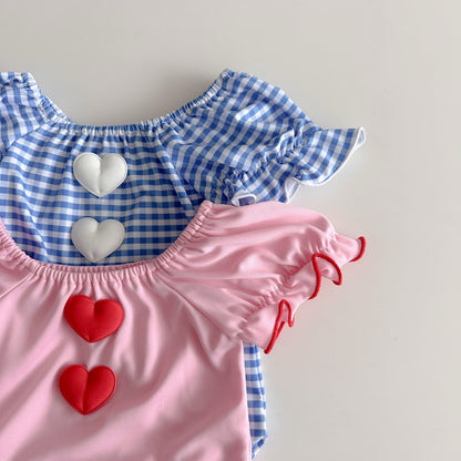 [PRE-ORDER] Heart Swimsuit Set