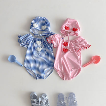 [PRE-ORDER] Heart Swimsuit Set