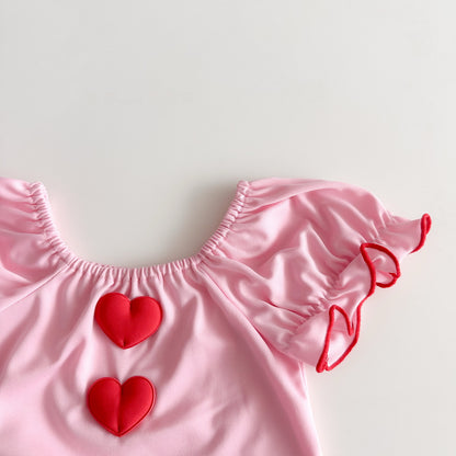 [PRE-ORDER] Heart Swimsuit Set