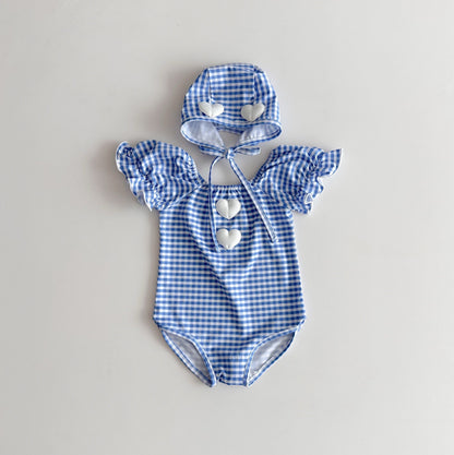 [PRE-ORDER] Heart Swimsuit Set