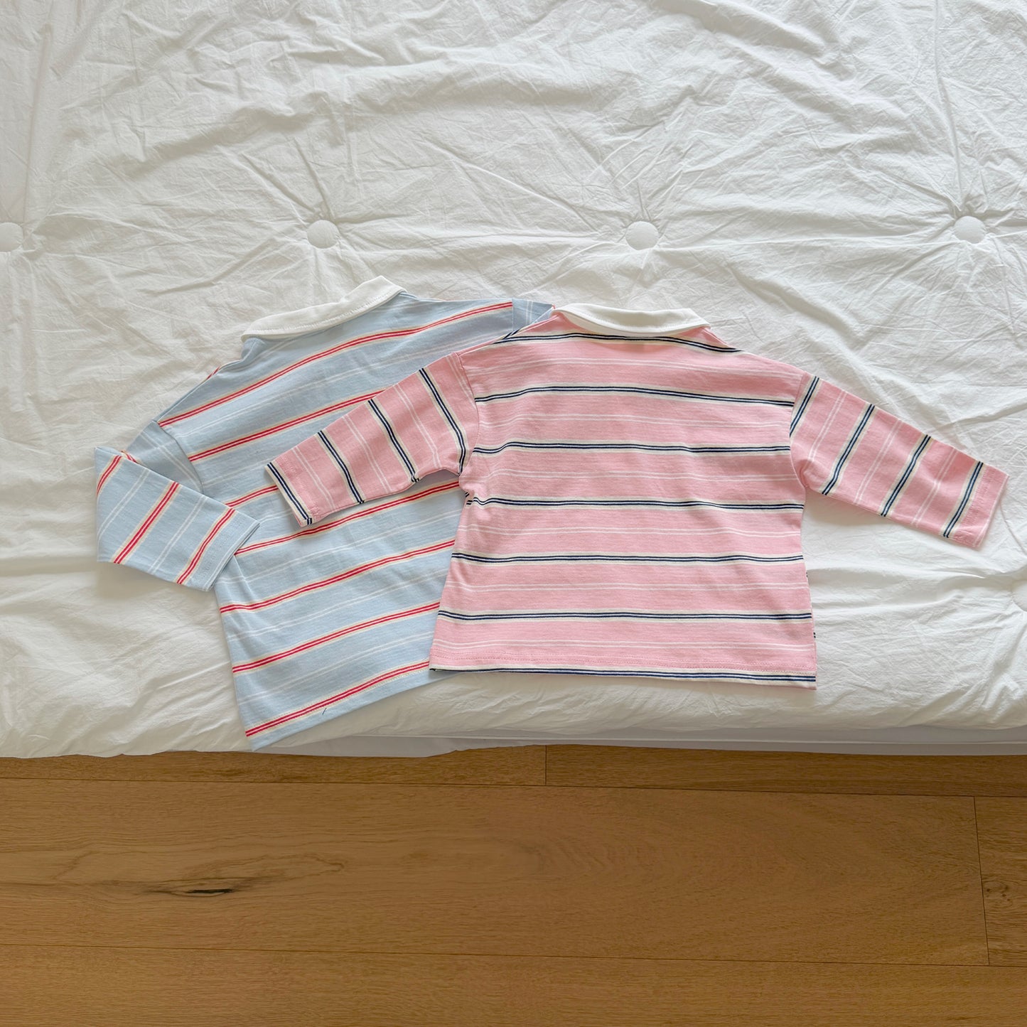 [PRE-ORDER] Milky Striped Collar Long Sleeve (Mommy & Me)