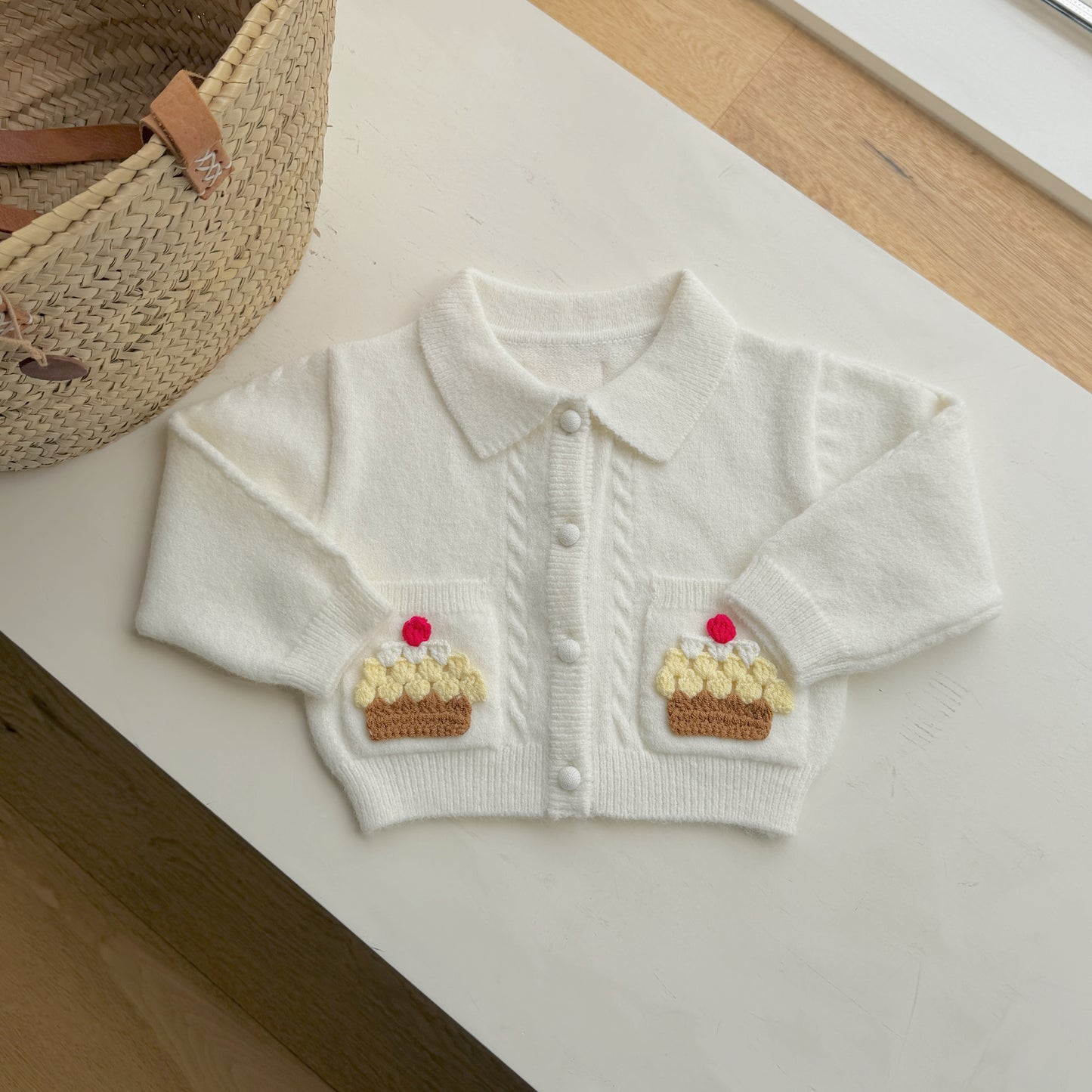 [PRE-ORDER] Cupcake Wool Knit Cardigan