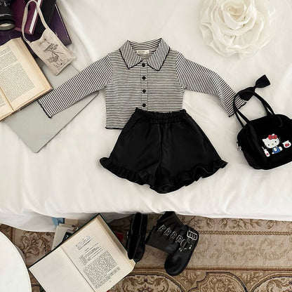 [PRE-ORDER] Leather Frill Shorts
