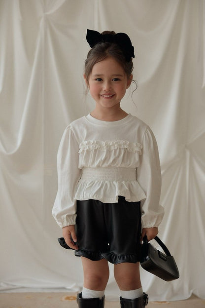 [PRE-ORDER] Leather Frill Shorts