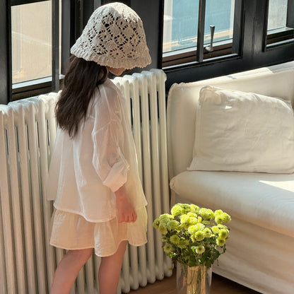 Plain white shirt for kids