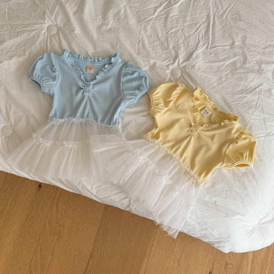 [PRE-ORDER] Whimsical Shirred Tutu Tee