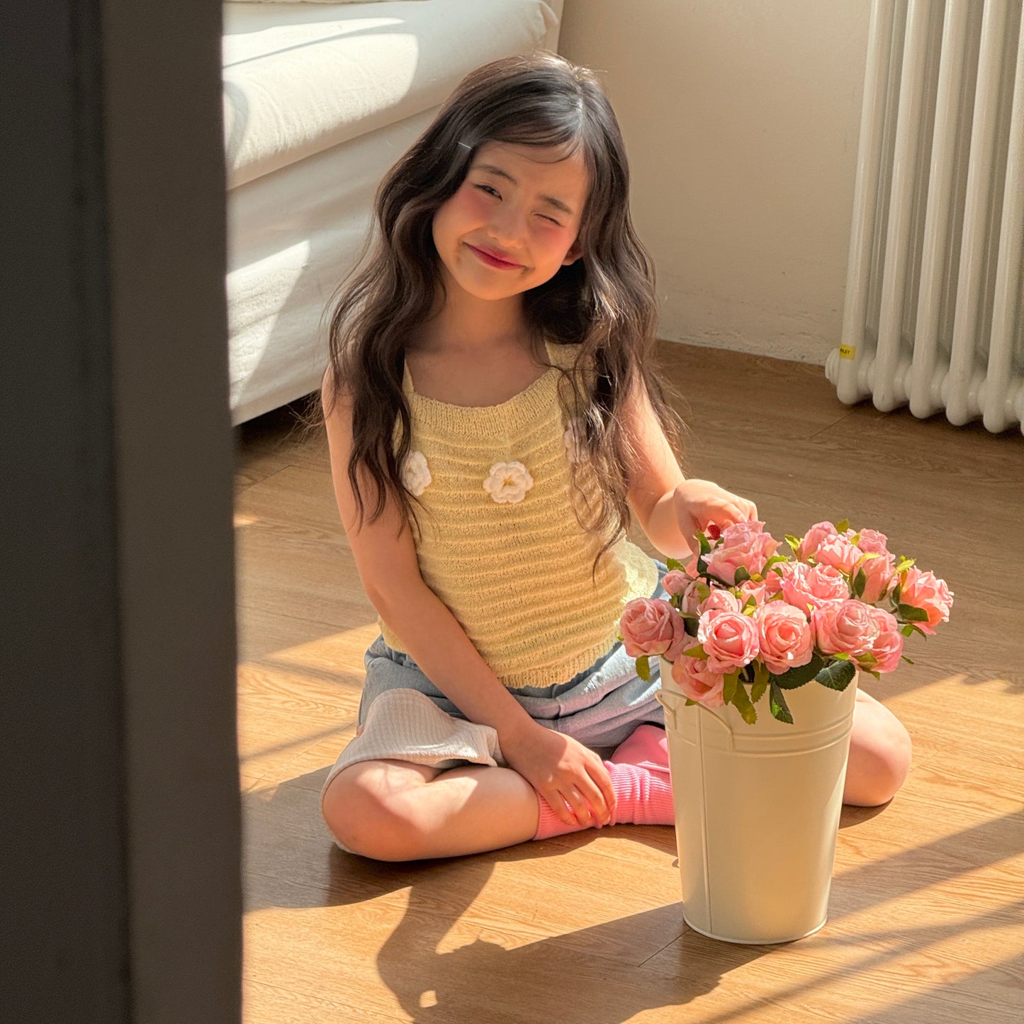 [PRE-ORDER] Daisy Pop Knit Top