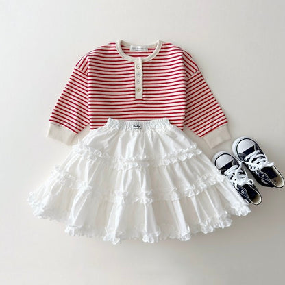 [PRE-ORDER] Striped Henley Long Sleeve Tee