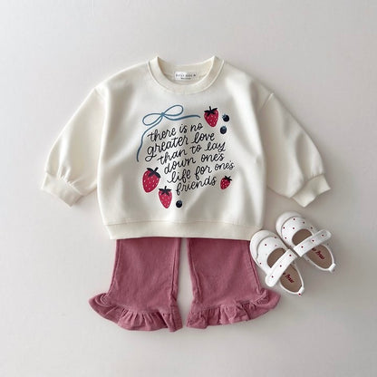 [PRE-ORDER] Strawberry Ribbon Sweatshirt