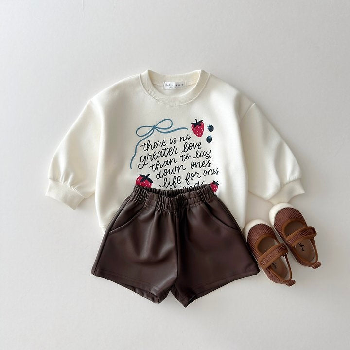 [PRE-ORDER] Strawberry Ribbon Sweatshirt